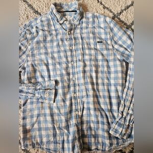 Johnnie-O Ashworth long sleeve button down large 100% cotton